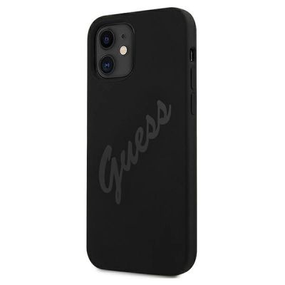 2. Guess GUHCP12SLSVSBK iPhone 12 mini 5.4" schwarz/schwarz Hardcase Script Vintage
