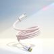 9. Baseus Dynamic 4 Pro 100W USB-C - USB-C-Kabel 1m - Pink