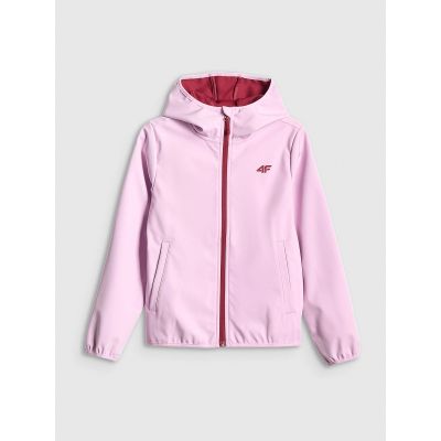 9. Softshelljacke für Mädchen, winddichte Membran 5000, Größe 4F 4FJWSS26TSOFF478-47S