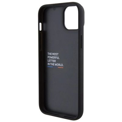 7. BMW BMHCP15M22PTDK iPhone 15 Plus 6,7" schwarz/schwarzer Lederstempel Tricolor