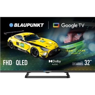 Blaupunkt QLED TV | 32QBG6000S | 32 Zoll | Smart TV | Google TV | Schwarz