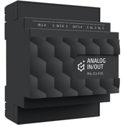 Grenton Analog-Ein- und Ausgangsmodul / unterstützt 1-Wire / DIN-Schienenmontage / TF-Bus