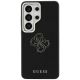 3. Guess Hülle mit genarbtem, großem 4G-Metalllogo für Samsung Galaxy S26 Ultra – Schwarz