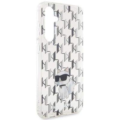 4. Karl Lagerfeld KLHCS23FEHNCMKLT S23 FE S711 transparentes Hartschalenetui Monogram Choupette