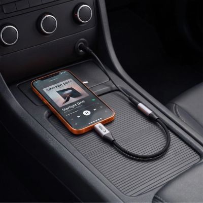 7. Tech-Protect Ultraboost USB-C auf 3,5-mm-Klinken-DAC-Adapter – Dunkelgrau