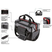 Graphitfarbene Handtasche/Schultertasche 58G092