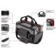 Graphitfarbene Handtasche/Schultertasche 58G092