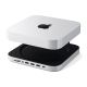 2. Satechi Stand & Hub – Ständer und Hub für Mac Mini/Studio (USB-C 3.2, USB-A 3.2, 2x USB-A 3.0, 3,5-mm-Klinkenbuchse, Micro-/SD-Anschluss, NVMe/M.2 SATA SSD)