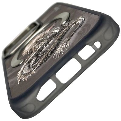 7. Nimmy Dragon MagSafe Case für iPhone 16 Pro Max - Grau