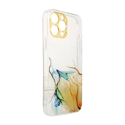 2. Marble Case Cover für Xiaomi Redmi Note 11 Gel Cover Orange Marble