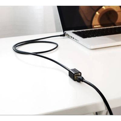 13. Ugreen NW112 11281 Netzwerk-Ethernet-Kabel RJ45 (weiblich) – RJ45 (männlich) F/UTP Cat. 6 1 Gbit/s 2 m – schwarz