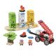 5. MARIOINEX Mini Waffle City Feuerwehr-Action-Bausteine, 148 Teile