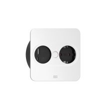 Bachmann 946.015 Steckdose Typ E + USB A + USB C Edelstahl