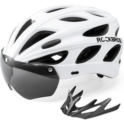 Rockbros TT-16-W Fahrradhelm weiß (58-61 cm)