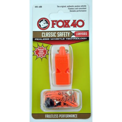 Fox 40 Classic Pfeife + Schnur 9903-0308 orange