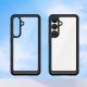 8. Outer Space Hülle für Samsung Galaxy S25 Edge Cover mit flexiblem Rahmen - Schwarz