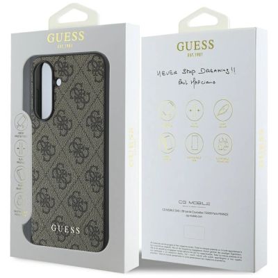 7. Guess 4G Charms Collection Hülle für Samsung Galaxy A56 - Braun