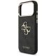 6. Guess 4G Big 4G Classic Logo Hülle für iPhone 17 Pro Max / 18 Pro Max – Schwarz und Gold