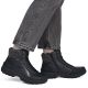 6. Rieker Z7230-00 Wasserdichte Leder-Damenstiefel Schwarz
