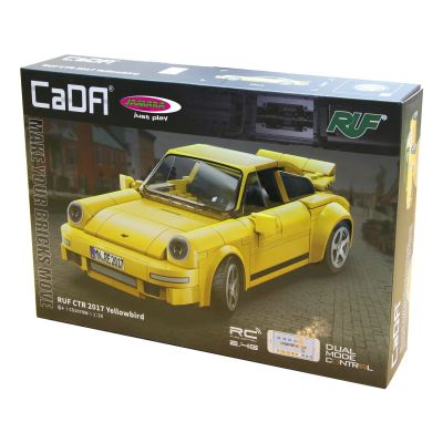 6. Jamara CaDA RUF CTR 2017 Yellowbird ferngesteuertes Modellauto mit Elektromotor 1:20