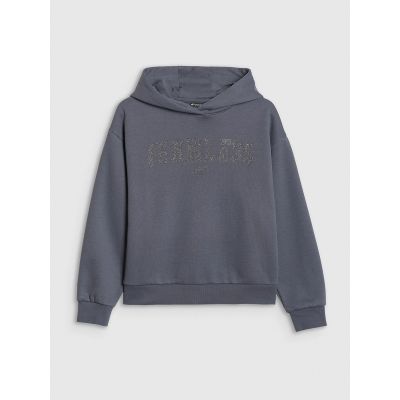 7. Lockerer Mädchen-Sweatshirt mit Kapuze 4F 4FJRSS26TSWSF2627-22S