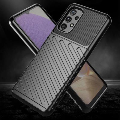 2. Thunder Case Flexibel Robuste Panzer Handyhülle TPU Schutzhülle für Samsung Galaxy A72 4G grün