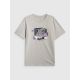 9. Herren-T-Shirt mit Aufdruck, regulär, Größe 4F 4FRSS26TTSHM3657-27S