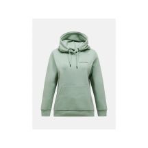 Bluza damska PEAK PERFORMANCE W Original Small Logo Hood kolor zielony