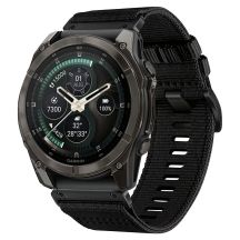 Tech-Protect Nylon Classic Armband für Garmin Fenix ​​5X / 5X Plus / 6X / 6X Pro / 7X / 8 / 8 Pro / 9 / 9 Pro (47 mm) - Schwarz
