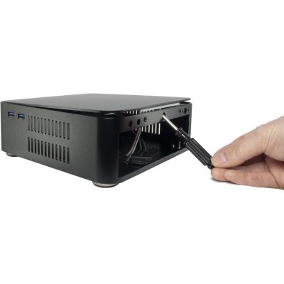10. Inter-Tech ITX A60 Mini-Tower Schwarz 60W