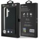 8. BMW Leder Tricolor Stripe MagSafe Hülle für Samsung Galaxy S25 - Schwarz