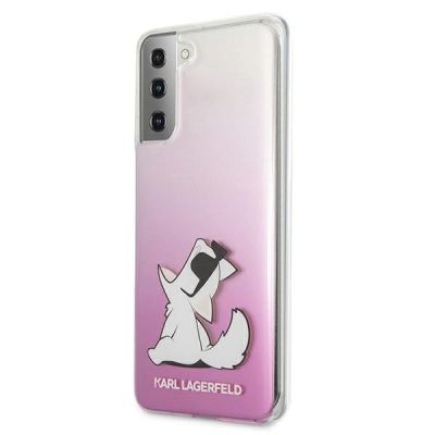 2. Karl Lagerfeld Choupette Fun Case für Samsung Galaxy S21+ – Pink
