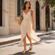 13. Damen-Sandalen mit goldener Blume, Filippo DS7891