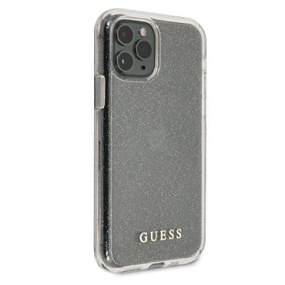 5. Guess GUHCN65PCGLSI iPhone 11 Pro Max Silber/Silber Hartschale Glitter