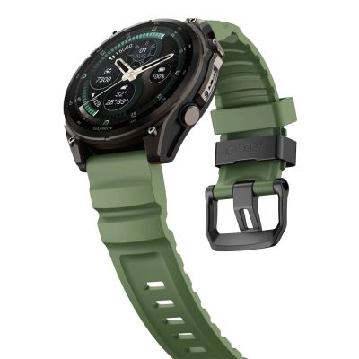 3. Tech-Protect Motion Armband für Garmin Fenix 5X / 5X Plus / 6X / 6X Pro / 7X / 8 / 8 Pro / 9 / 9 Pro (51 mm) – grün