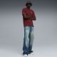 5. Puma Ess Elevated Relaxed Wash Tee Burgunderrot 688048 96