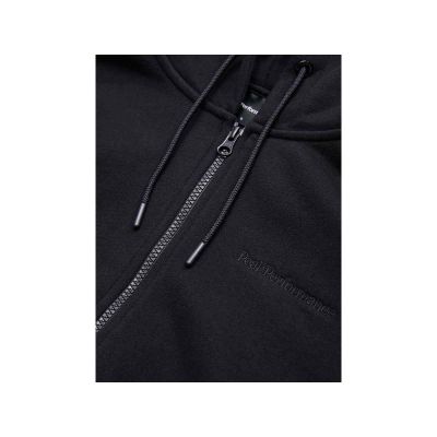 3. Damen-Sweatjacke Peak Performance W Original Small Logo Zip in Schwarz