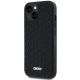 2. DKNY 3D Rubber Repeat Pattern Hülle für iPhone 15 Plus – Schwarz