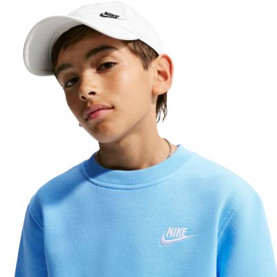 3. Nike Sportswear Club Fleece Kinder-Sweatshirt Hellblau FD3006 497