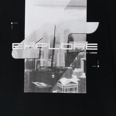 6. Herren-T-Shirt 4F M2660 Tiefschwarz 4FWSS26TTSHM2660 Größe 20S