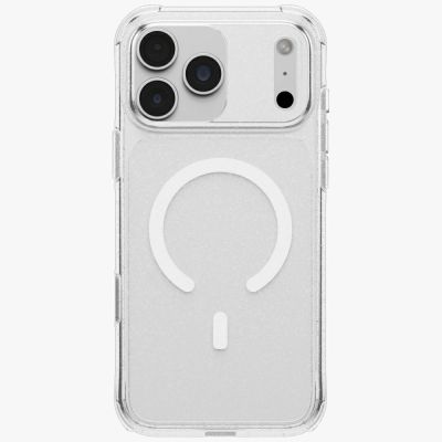Uniq LifePro Xtreme Magclick Ladehülle für iPhone 18 Pro Max / 17 Pro Max – Transparenter Glitzer