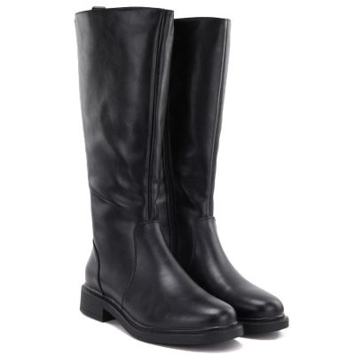 4. Damen-Lederstiefel, klassisch schwarz, Sergio Leone KZ-528-S