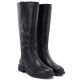 4. Damen-Lederstiefel, klassisch schwarz, Sergio Leone KZ-528-S