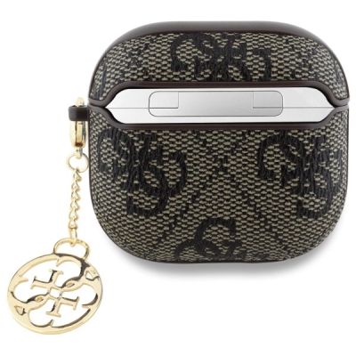 2. Guess GUA4G4GSMW AirPods 4 Hülle braun/braun 4G Charm Collection