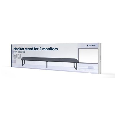 GEMBIRD 2-MONITOR-STÄNDER (RECHTECKIGE FORM)