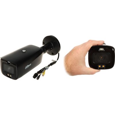 IP-Kamera IPC-HFW3849T1-AS-PV-0360B-S5-BLACK TiOC Vollfarbe - 8,3 MP 4K UHD 3,6 mm DAHUA