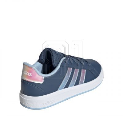 9. Adidas Grand Court Lifestyle Lace Tennis Jr JR6095 Schuhe