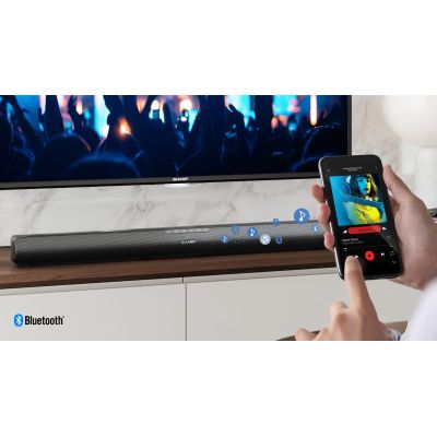 10. Sharp HT-SB100 Lautsprechermodul Schwarz 2.0-Kanal 75 W