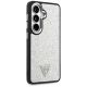 4. Guess Fixed Glitter Triangle MagSafe Hülle für Samsung Galaxy S26 - Silber