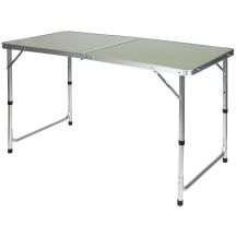 Klappbarer Campingtisch 120 x 60 x 70/62/55 cm Grün